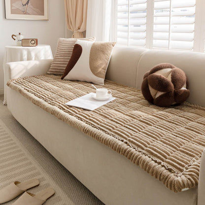 Lazy Soft Flannel Breathable Pet Mat Non-slip Couch Cover